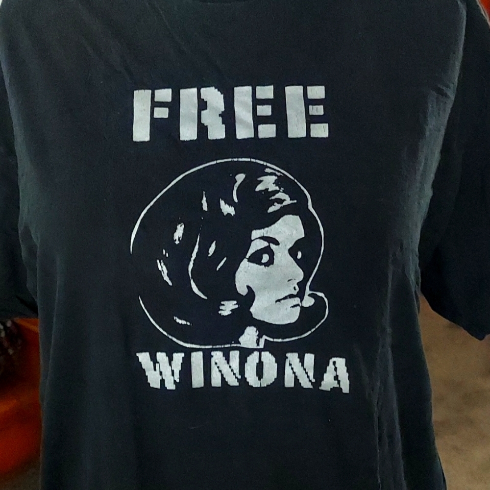 Original Free Winona Ryder TShirt Vintage